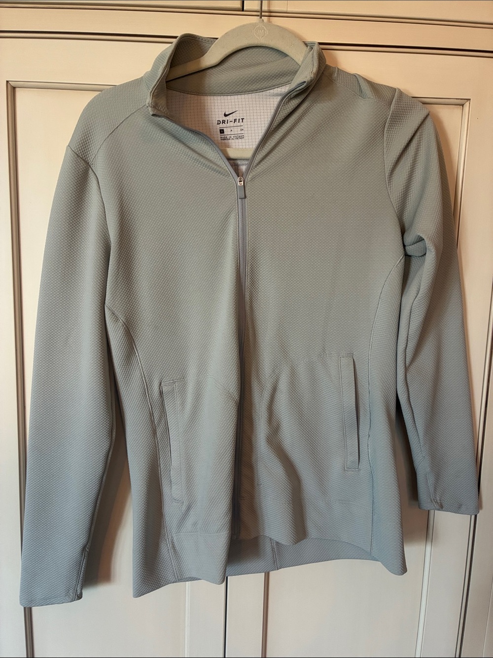 Nike Light Sage Green Full-Zip Dri-FIT Jacket